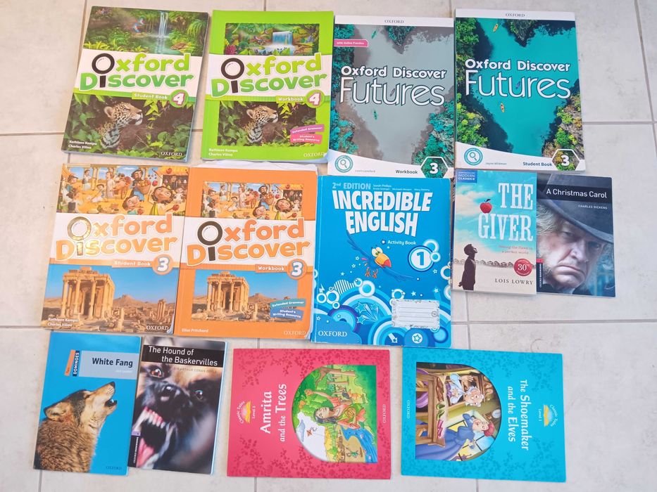 Учебници и книги на Oxford за началните нива на Британика Britanica.