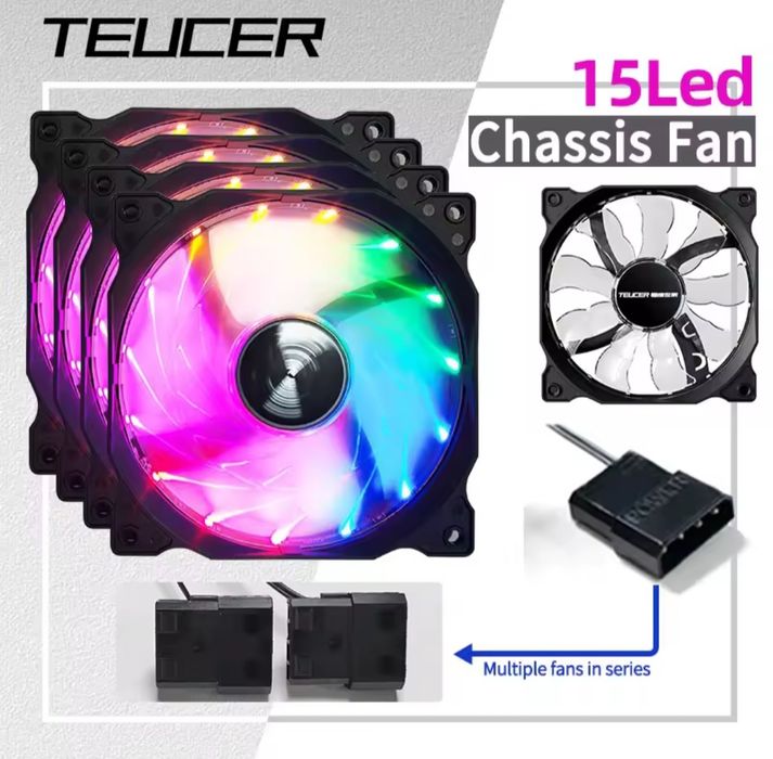 Vând ventilator rgb 120 mm