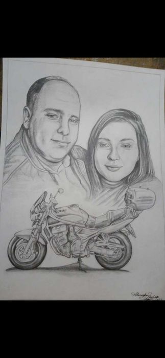 Portrete in creion,schițe tehnice, ilustrații cărți grafica clădiri