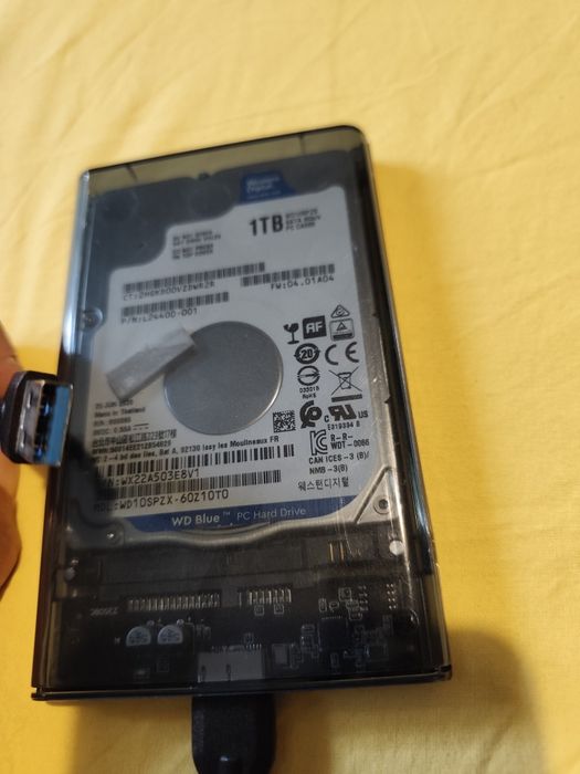 Hard Disk extern Western Digital 1TB, USB 3