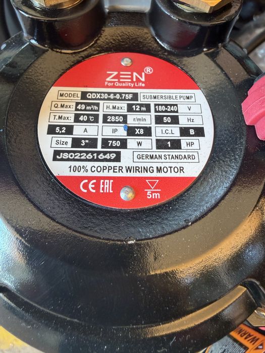 Zen Grandfar 76 талик сув насос