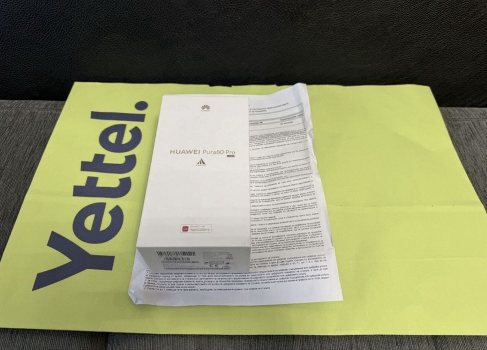 ЧИСТО НОВ 512GB Huawei Pura 80 Pro Yettel Гаранция до 2028 г. White