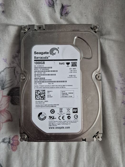 Vând HDD-uri (SATAIII) 3TB, 1TB, 256 GB, 160 GB, verificate 100% viață