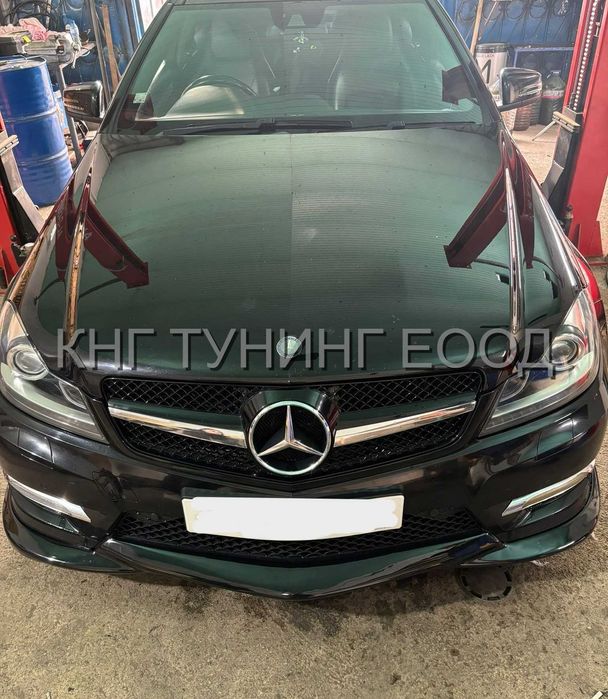 Преден лип спойлер за мерцедес ц в204 амг / Mercedes w204 lip spoiler