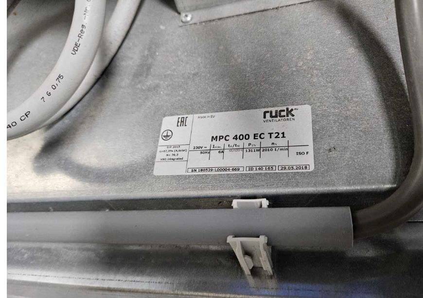 Motor hota, ventilator hota Ruck