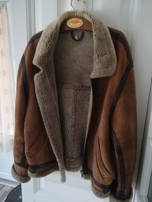 Geaca piele cu blana Booghie Aviator L