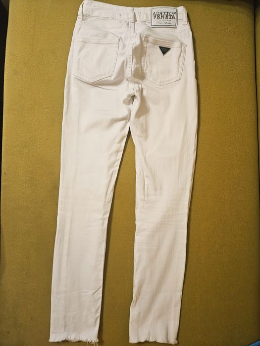 Бели дънки Bottega Veneta