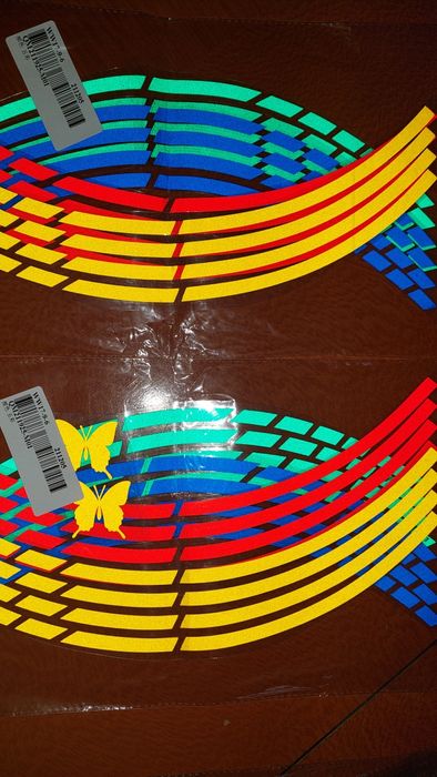 banda roti reflectorizanta, rim stripes