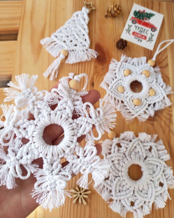 Елочные игрушки ручной работы