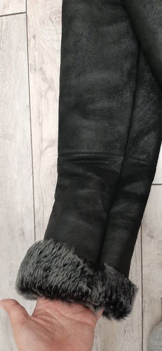 Дубленка кожанная