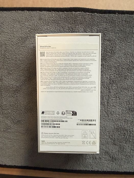 IPhone 16 pro max 256 в Гаранция технополис