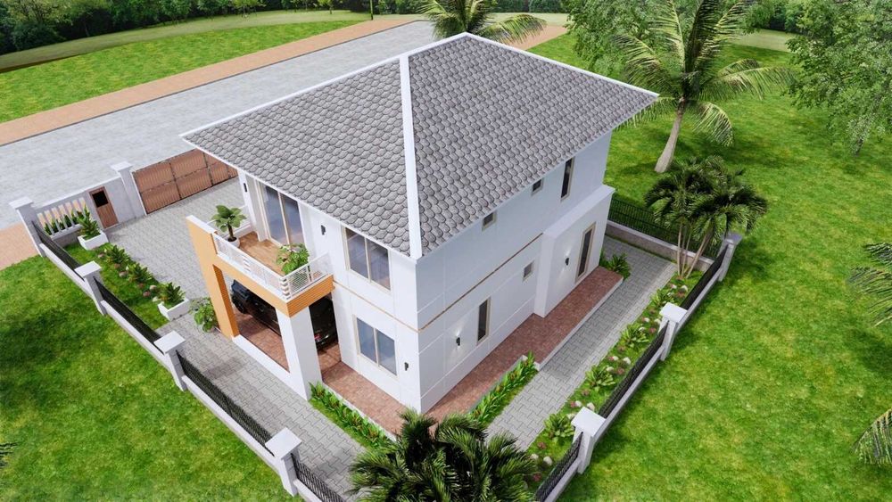 НА ИЗПЛАЩАНЕ - Двуетажна сглобяема къща с 4 спални, 156 кв. м