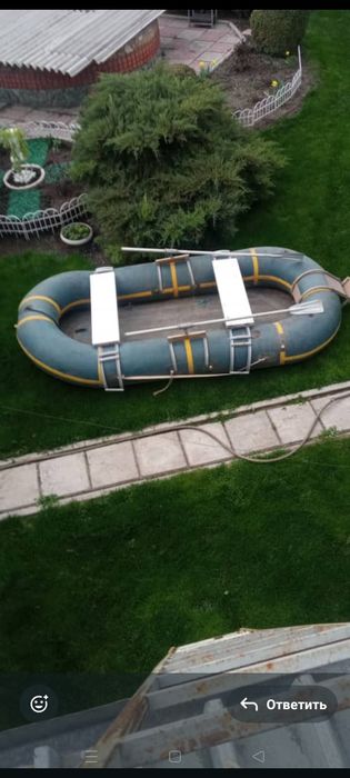 Продам надувную лодку с мотором