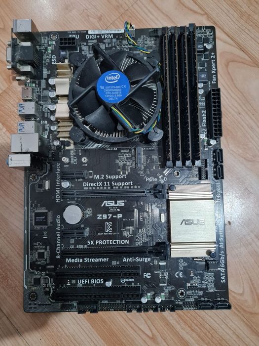 Kit placa de baza  cu M2 + procesor + rami 16gb