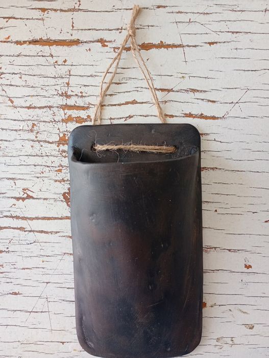 Decorațiune perete ceramică handmade lavandă naturală 9x17cm + cadou