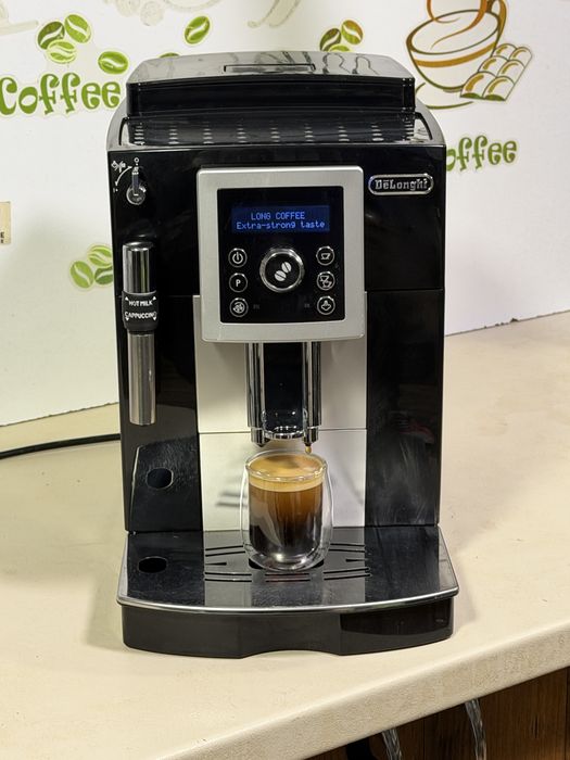 Кафемашина кафе автомат delonghi magnifica с гаранция