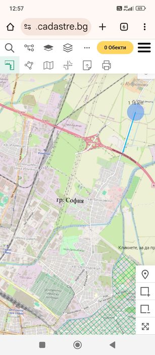 Продава се Парцел в София, Бенковски - 4656 кв.м за 55 €/кв.м - Снимка #2