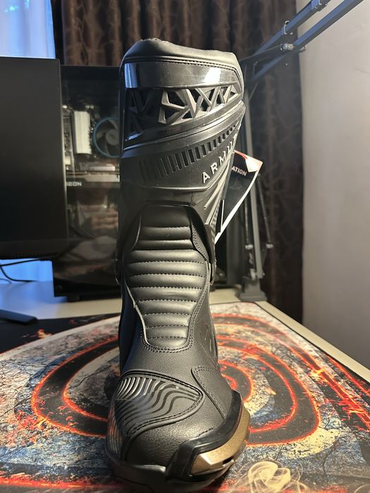 Ghete moto Armure Renzo V2 noi-noute Marimea 41