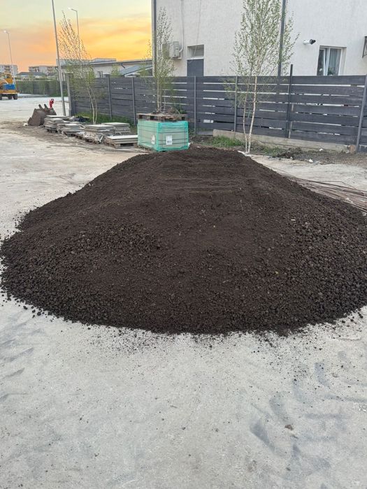 Pamant negru vegetal pentru gazon