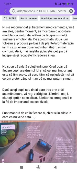 Ulei esențial doterra prețuri foarte mici reducere menta tămâie Air