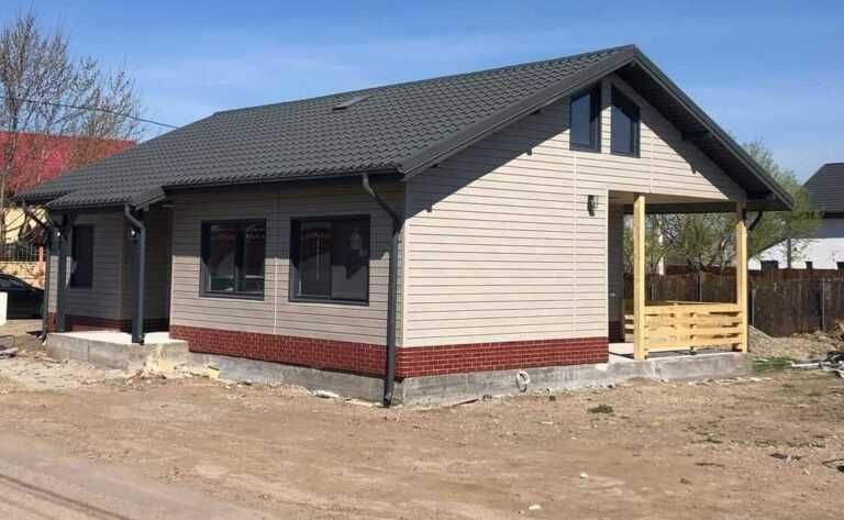 Casa Modulara din structura metalica si panou sandwich termoizolant