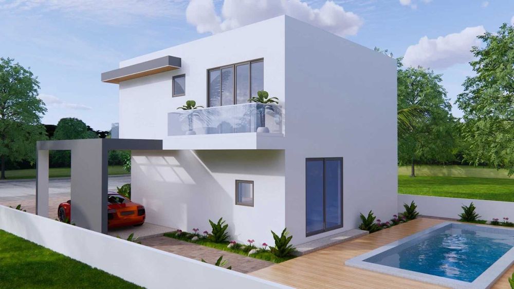 НА ИЗПЛАЩАНЕ - Двуетажна сглобяема къща с 4 спални, 135 кв. м