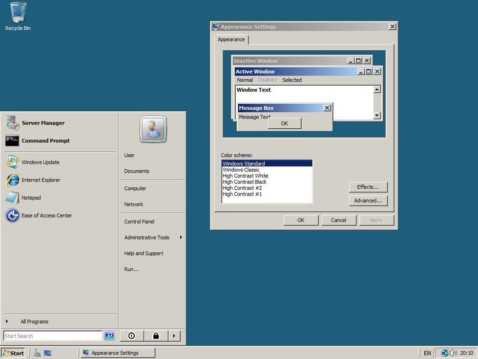 Windows Server 2008 cu SP1 (32-bit) [Sistem operare PC]