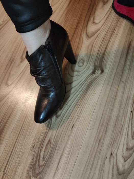 Botine Minelli piele naturala maro