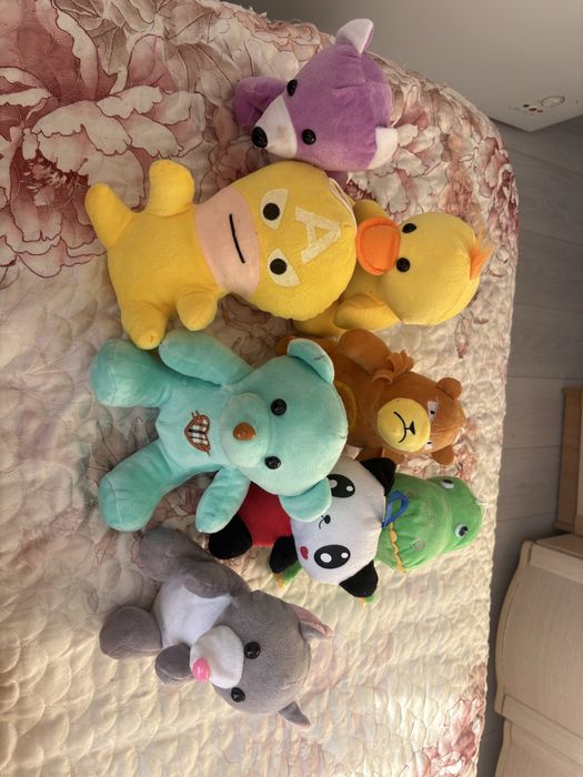 мягкие игрушки 8 шт