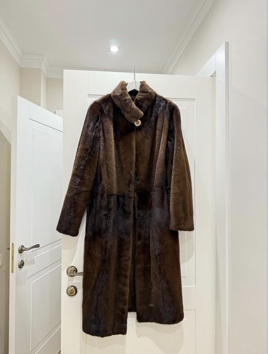 Норковая шуба,стриженная