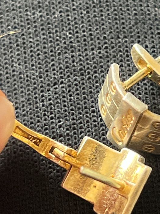 Cercei Cartier argint