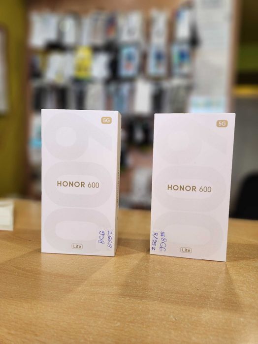 Honor 600 Lite- Nou, Sigilat - 256/8 - Negru -*Rate*Garantie*Factura*