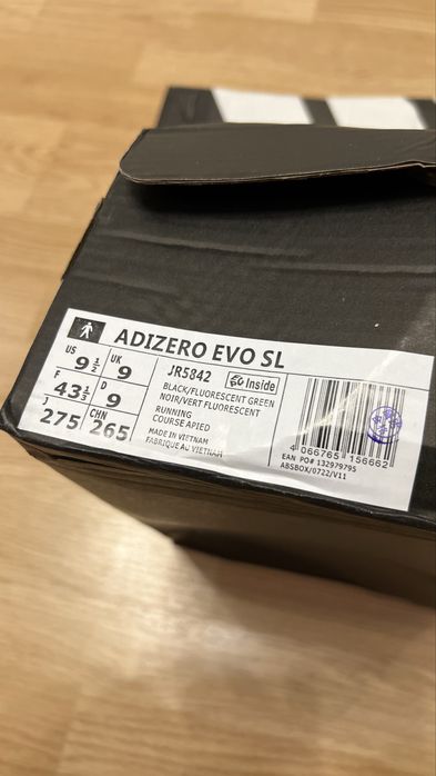 Беговые кроссовки Adidas Adizero evo sl