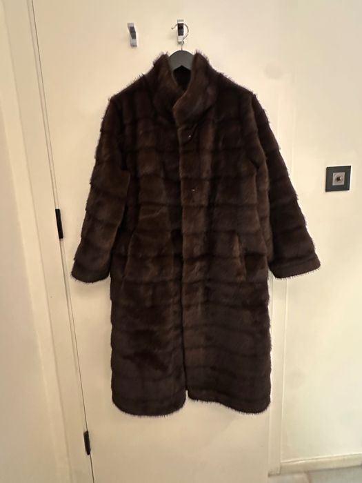 Haina lunga de blana eleganta