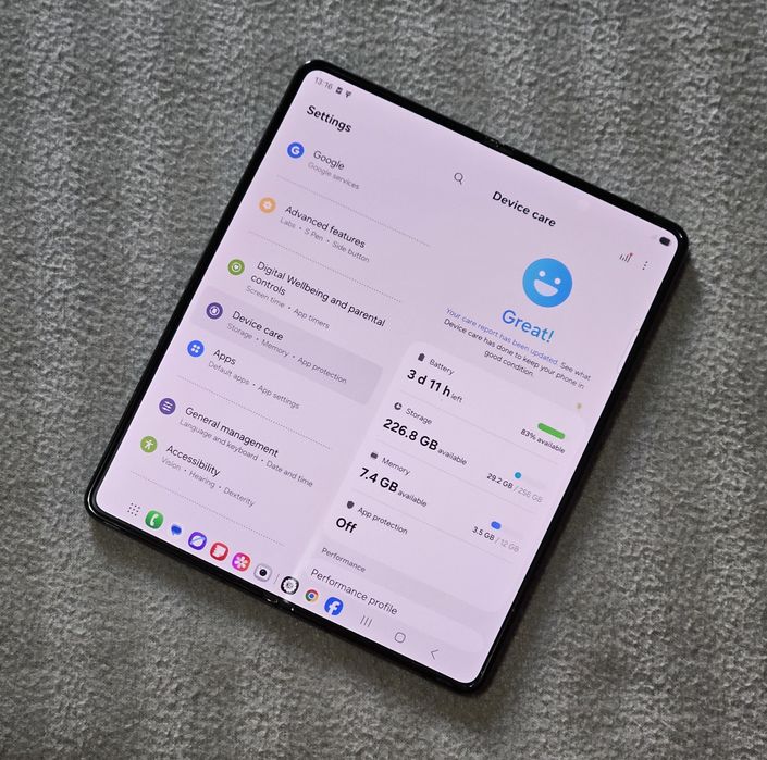 Samsung Z Fold 5 5G 256 GB liber de retea