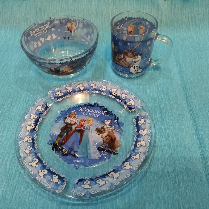 Набор детской посуды Холодное сердце