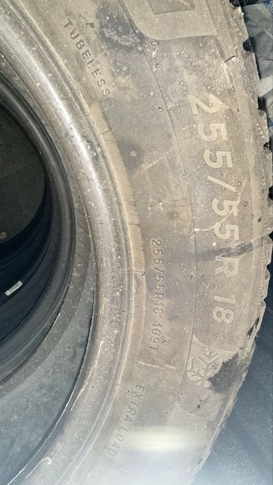 Продам шины комплект 255/55/18