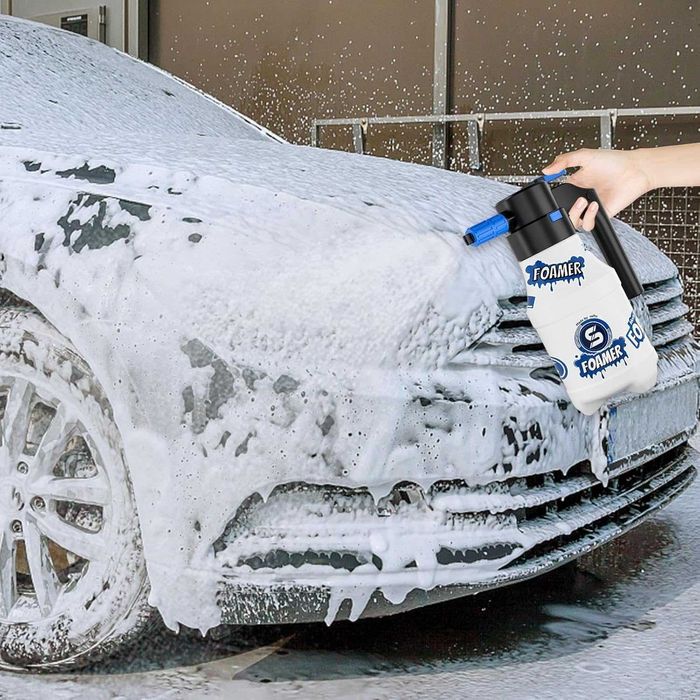 Акумулаторен електрически пенообразувател за автомивки и дома 1.5л