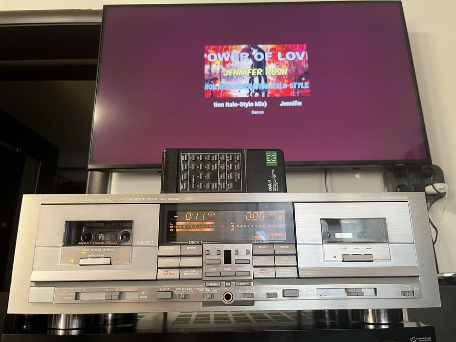 Super Deck Yamaha KX-W900 cu telecomanda originala