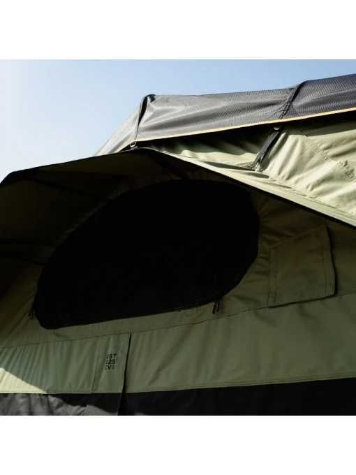 Cort de acoperiș auto CampTalk Echo 140, pentru 2-3 persoane, 140x240 cm, greutate 57 kg, compatibil autovehicule mici, SUV și 4x4