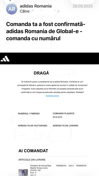 Pantaloni de trening Adidas Real Madrid Terrace Icons