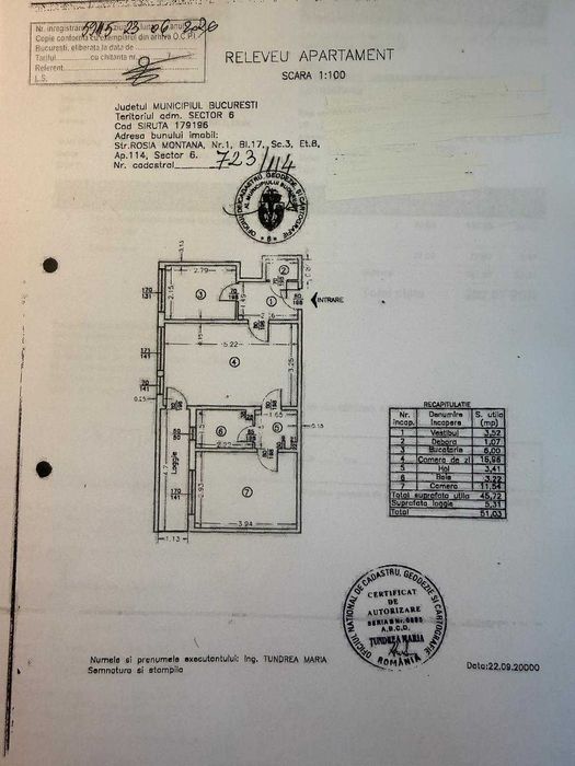 Apartament 2 camere Veteranilor