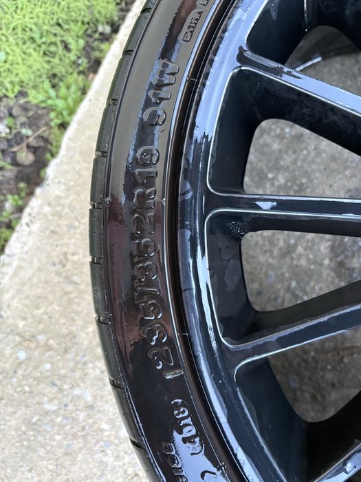 Jante Keskin KT15 Speed R19 + anvelope – 5x112 – negre lucioase