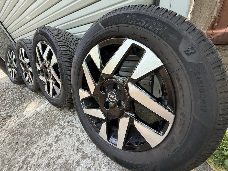 Нови джанти за Opel mokka - B 17 инча със зимни гуми Bridgestone blizzak 6 215/60/17