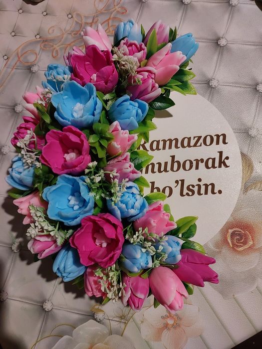 Совундан хуш буй гуллар ясаб берамиз