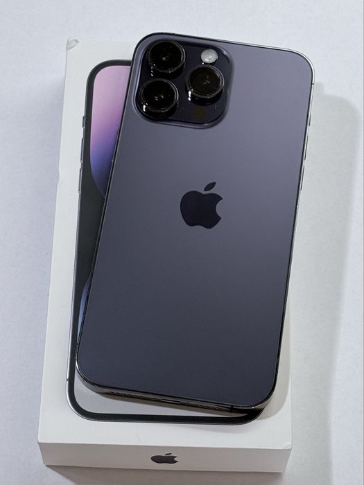 iPhone 14 Pro Max Purple 92% battery