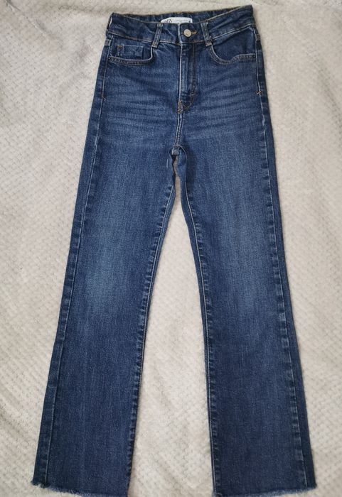 Zara blugi albaștrii lungi mărimea xxs/32