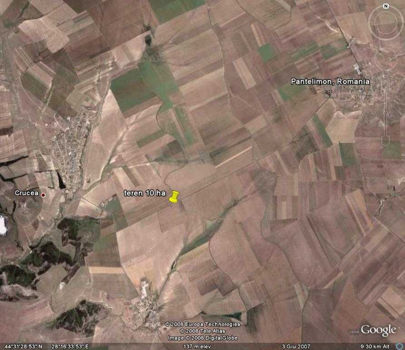Inchiriez teren agricol 10 ha in Pantelimon (Ct)