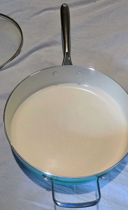 GreenLife 30 см тиган за соте 4,8 л керамичен незалепващ от Англия