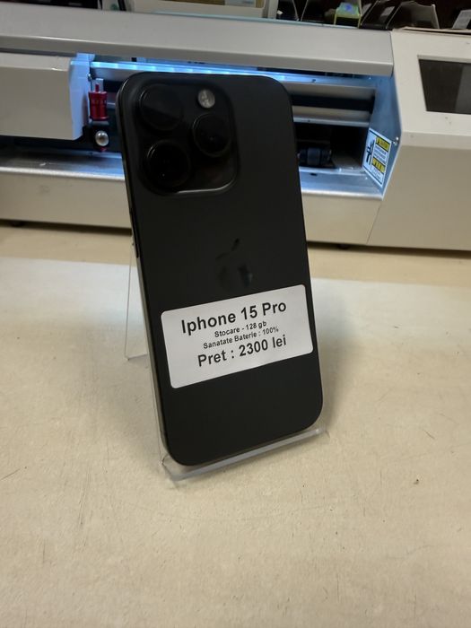 Iphone 15 pro/ 128 gb / 100% baterie / Garantie